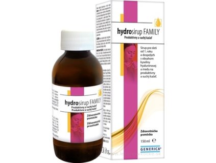 Generica Hydrosirup Family na produktívny a suchý kašeľ 150 ml