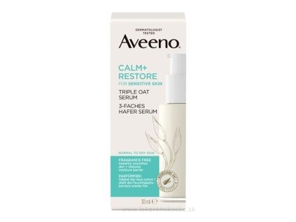 Aveeno CALM+RESTORE Triple oat serum pleťové sérum 30ml