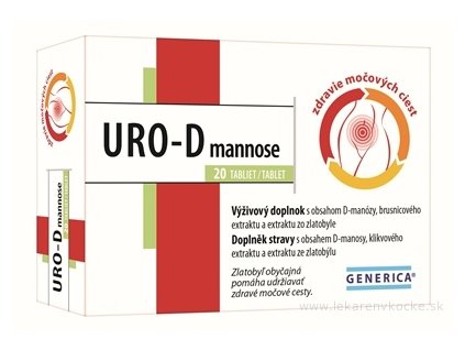 GENERICA URO-D mannose 20 ks