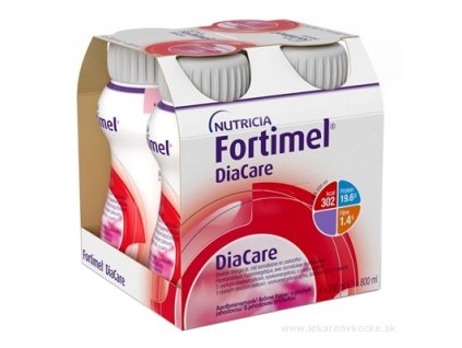 Fortimel DiaCare s jahodovou príchuťou 4x200 ml