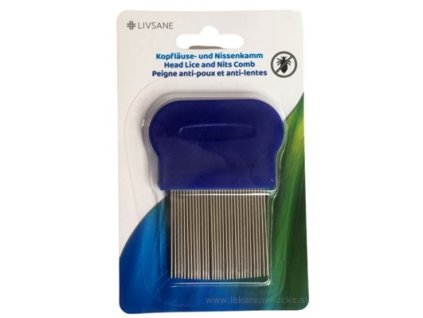 LIVSANE Hrebeň na vši a hnidy 1 ks