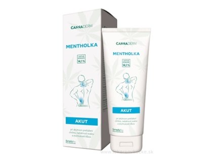 Cannaderm MENTHOLKA AKUT chladivá masážna emulzia 1x125 ml