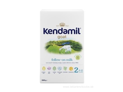 Kendamil kozí pokračovací mliečny prášok 2 (500 g) – A2 mlieko, bez palmového oleja