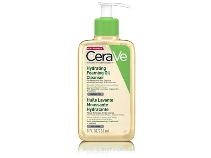 CeraVe HYDRATAČNÝ ČISTIACI PENIVÝ OLEJ 236 ml