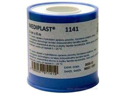 Mediplast cievka s krytom náplasť 5 cm x 5 m