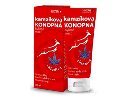 Cemio Kamzíkova konopná masť 200 ml