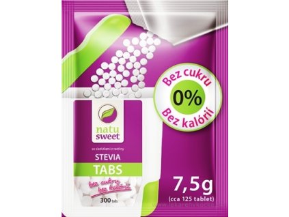 NATUSWEET STEVIA TABS - refill pack 7,5 g