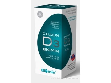 Biomin CALCIUM S VITAMÍNOM D3 60 ks