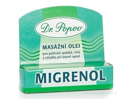 DR. POPOV MIGRENOL MASÁŽNY OLEJ 6 ml