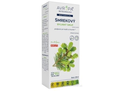 AVROPA Smrekový bylinný sirup 200 ml