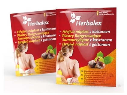 Herbalex Hrejivá náplasť s gaštanom 1 ks