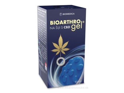 BIOMEDICA BIOARTHRO gél na šiju s CBD 50 ml