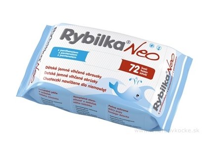RYBILKA NEO S PANTENOLOM VLHČENÉ OBRÚSKY 72 ks