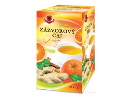 HERBEX Premium ZÁZVOROVÝ ČAJ Orange 20x2 g