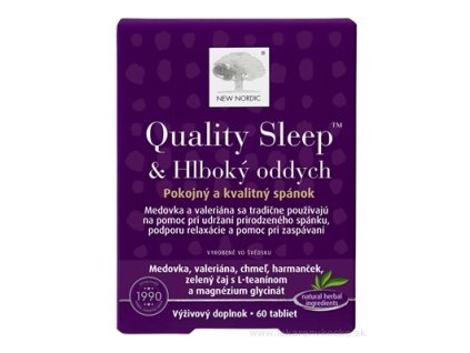 New Nordic Quality Sleep – tablety na spánok a hlboký oddych, 60 ks