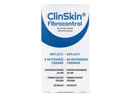ClinSkin Fibrocontrol náplasti na odstránenie fibrómov 1x3 ks