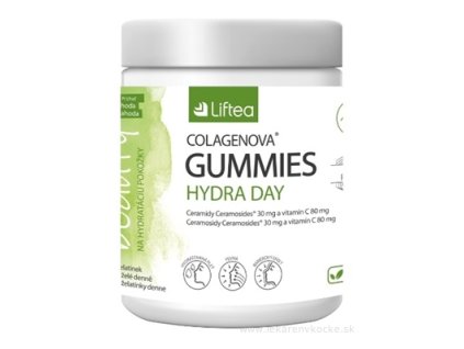 Liftea COLAGENOVA GUMMIES HYDRA DAY želatínky, príchuť biela jahoda 1x60 ks