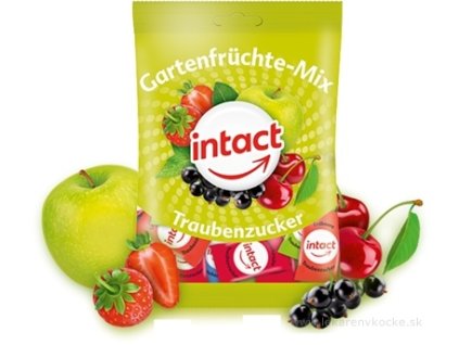 INTACT GARTEN MIX hroznový cukor príchuť ovocia 75 g