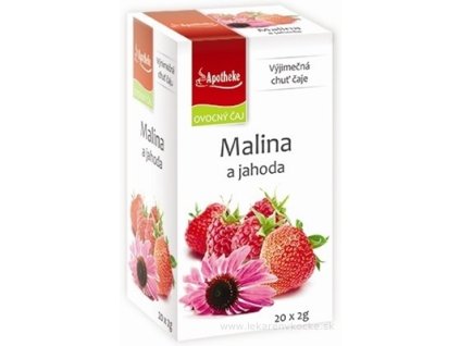 APOTHEKE PREMIER SELECTION ČAJ MALINA A JAHODA 20x2 g