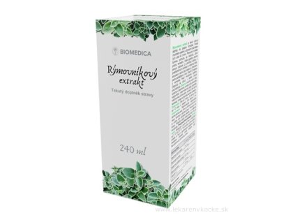 BIOMEDICA Rýmovníkový extrakt 240 ml