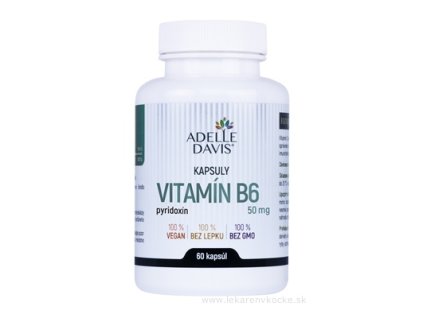 Adelle Davis VITAMÍN B6, pyridoxín 50 mg 60 ks