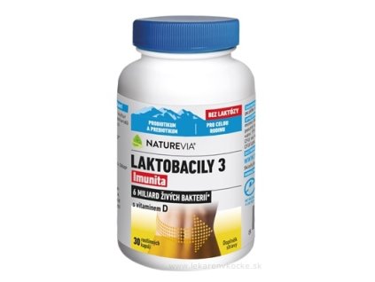 NATUREVIA LAKTOBACILY "3" Imunita 30 ks