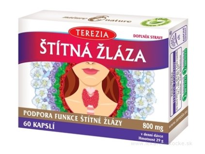 TEREZIA ŠTÍTNA ŽĽAZA 60 ks