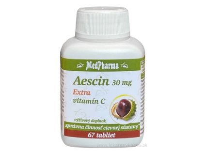 MedPharma Aescin 30 mg Extra vitamín C 67 ks