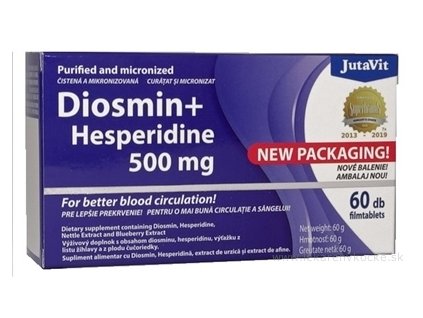 JutaVit Diosmín+Hesperidín 500 plus 60 ks