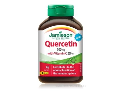 JAMIESON KVERCETÍN 500 MG S VITAMÍNOM C 250 MG 45 ks