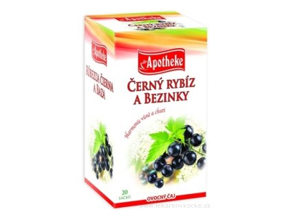 APOTHEKE PREMIER SELECTION ČAJ RÍBEZĽA ČIER.A BAZA 20x2 g