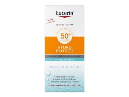 Eucerin Sun Hydro Protect ultra ľahký fluid na opaľovanie SPF50+ 50 ml