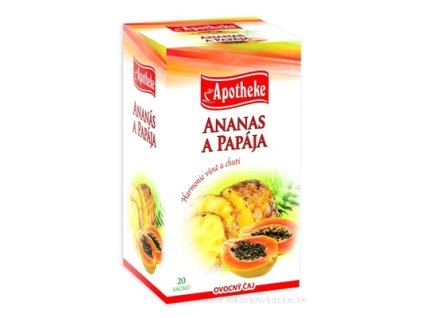 APOTHEKE PREMIER SELECTION ČAJ ANANÁS A PAPÁJA 20x2 g