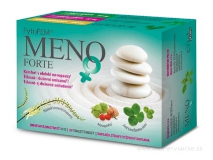 FytoFEM Meno Forte – tabletky na menopauzu s fytoestrogénmi, 30 ks