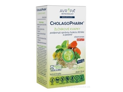 AVROPA CholagoPharm AKUT žlčníkové bylinné kvapky 50ml