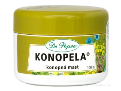 DR. POPOV KONOPELA konopná masť 100 ml