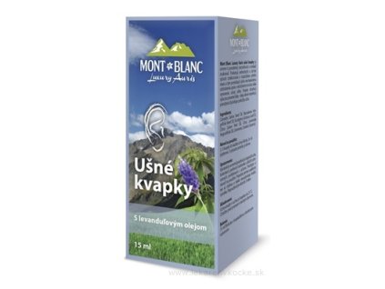 Mont Blanc Luxury Auris – ušné kvapky s levanduľovým olejom 15 ml (kozmetický výrobok)
