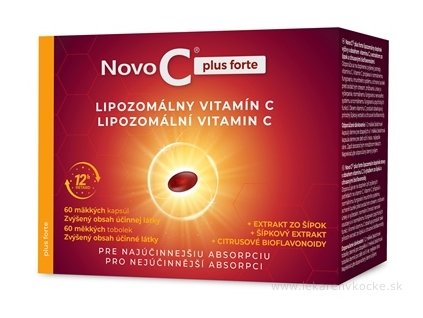 Novo C plus forte LIPOZOMÁLNY VITAMÍN C 60 ks