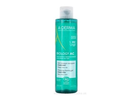 A-DERMA BIOLOGY AC Čistiaci penivý gél 200ml