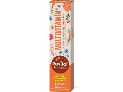 Revital Botanicals MULTIVITAMÍN tbl eff s bylinnými extraktmi 20ks