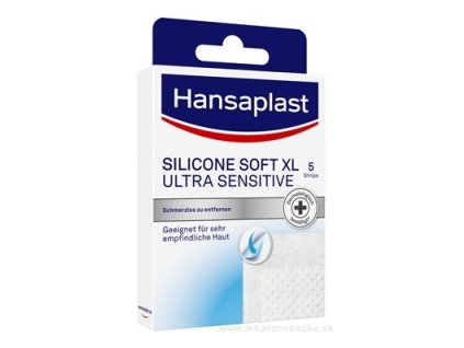 Hansaplast SILICONE SOFT XL ULTRA SENSITIVE 5 ks