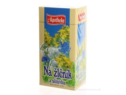 APOTHEKE BYLINNÝ ČAJ NA ŽLČNÍK A SLINIVKU 20x1,5 g