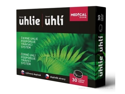 MEDICAL Zone ČIERNE UHLIE 30 ks
