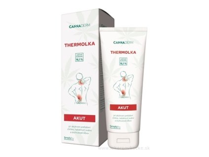 Cannaderm Thermolka AKUT hrejivá masážna emulzia 125 ml