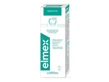 ELMEX SENSITIVE PLUS ÚSTNA VODA 400 ml