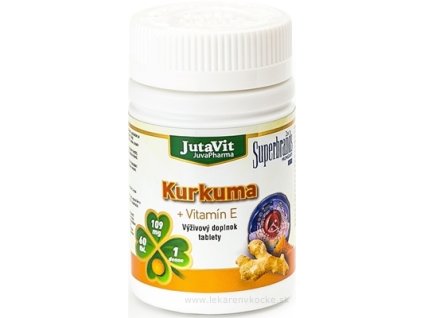 JutaVit Kurkuma + Vitamín E 60 ks