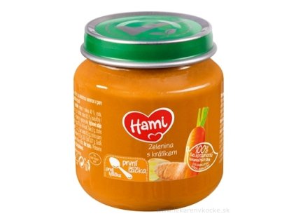 Hami príkrm Zelenina s králikom 125 g