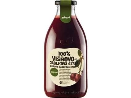 zdravo 100% VIŠŇOVO-JABLKOVÁ ŠŤAVA 1x0,75 l