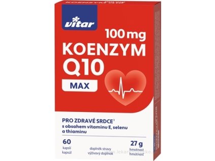 VITAR KOENZYM Q10 MAX 100 mg 60 ks
