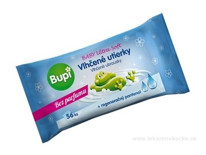 Bupi BABY Vlhčené utierky Ultra soft 56 ks